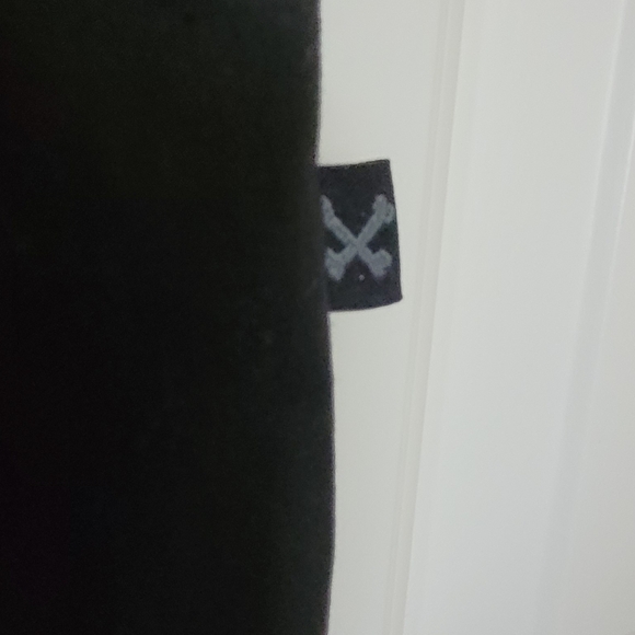 Royal Bones Black Mini Bodycon Dress Sweetheart Neckline - Picture 8 of 10